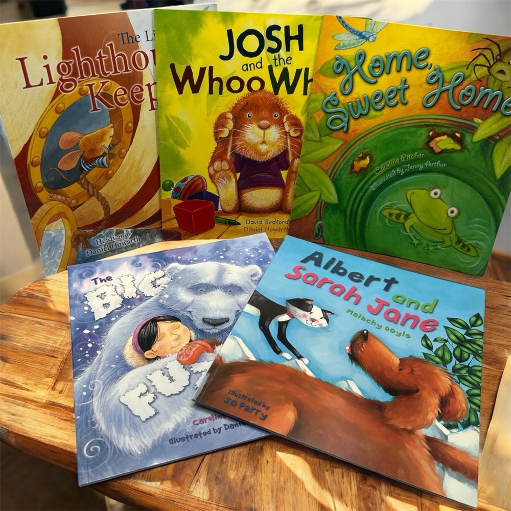 QEB Publishing 5 book set large 11" new like paperback Home Sweet Home 2007-2009
